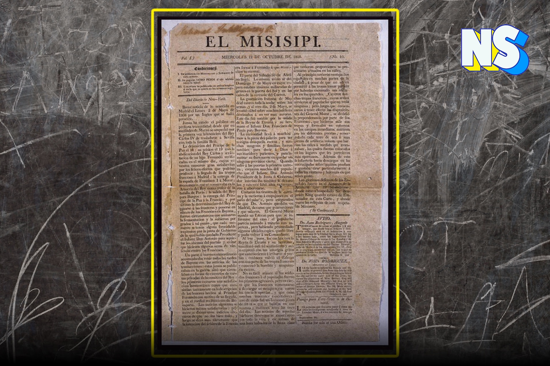‘El Misisipi’ Was the First Hispanic Newspaper in the U.S