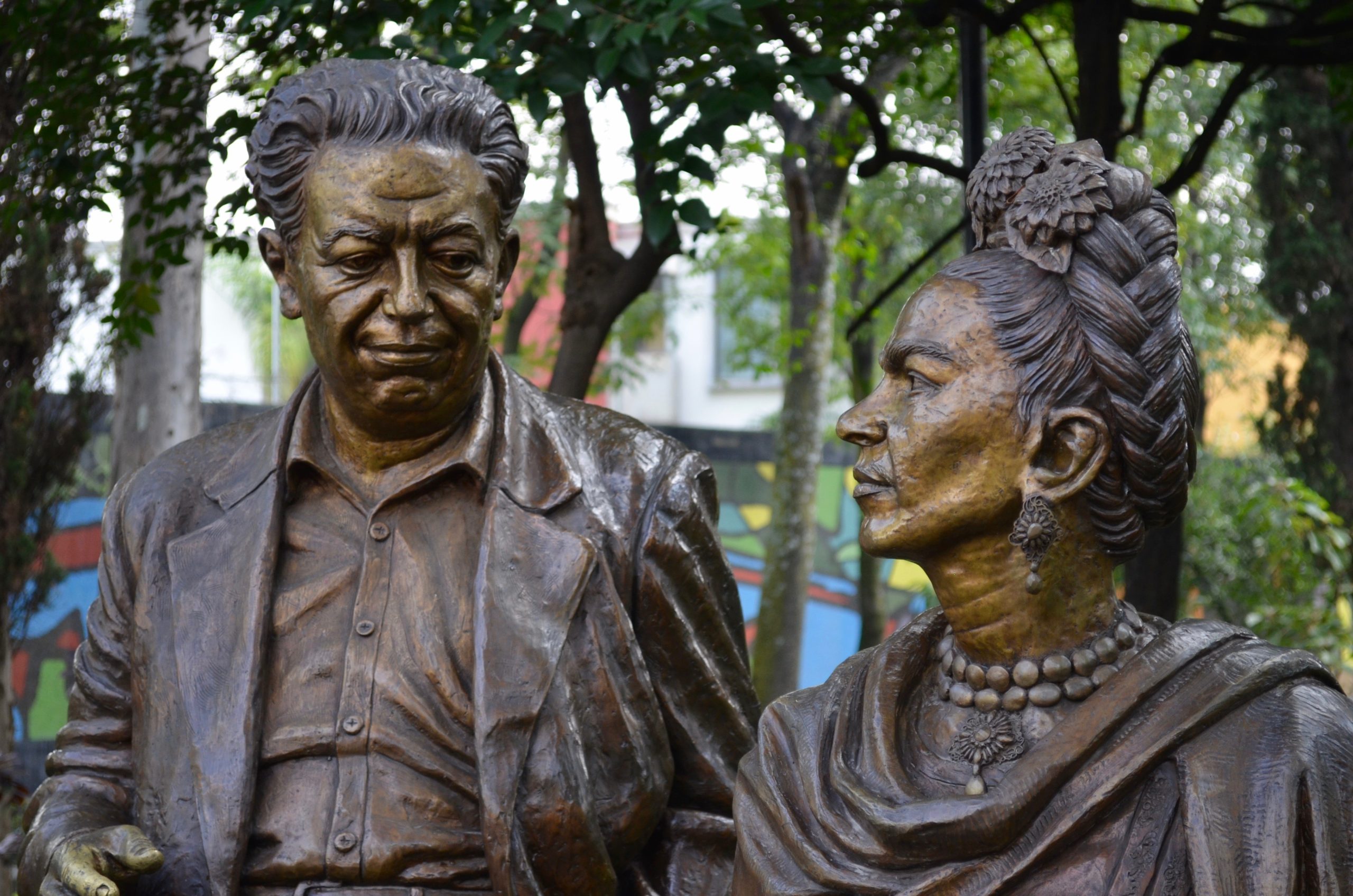 Frida Kahlo and Diego Rivera are two Mexican icons. The Frida Kahlo Park is located in Coyoacán, in the Concepción neighborhood. They both lived in Coyoacán for many years, and you can still visit their house, which has been turned into a museum.