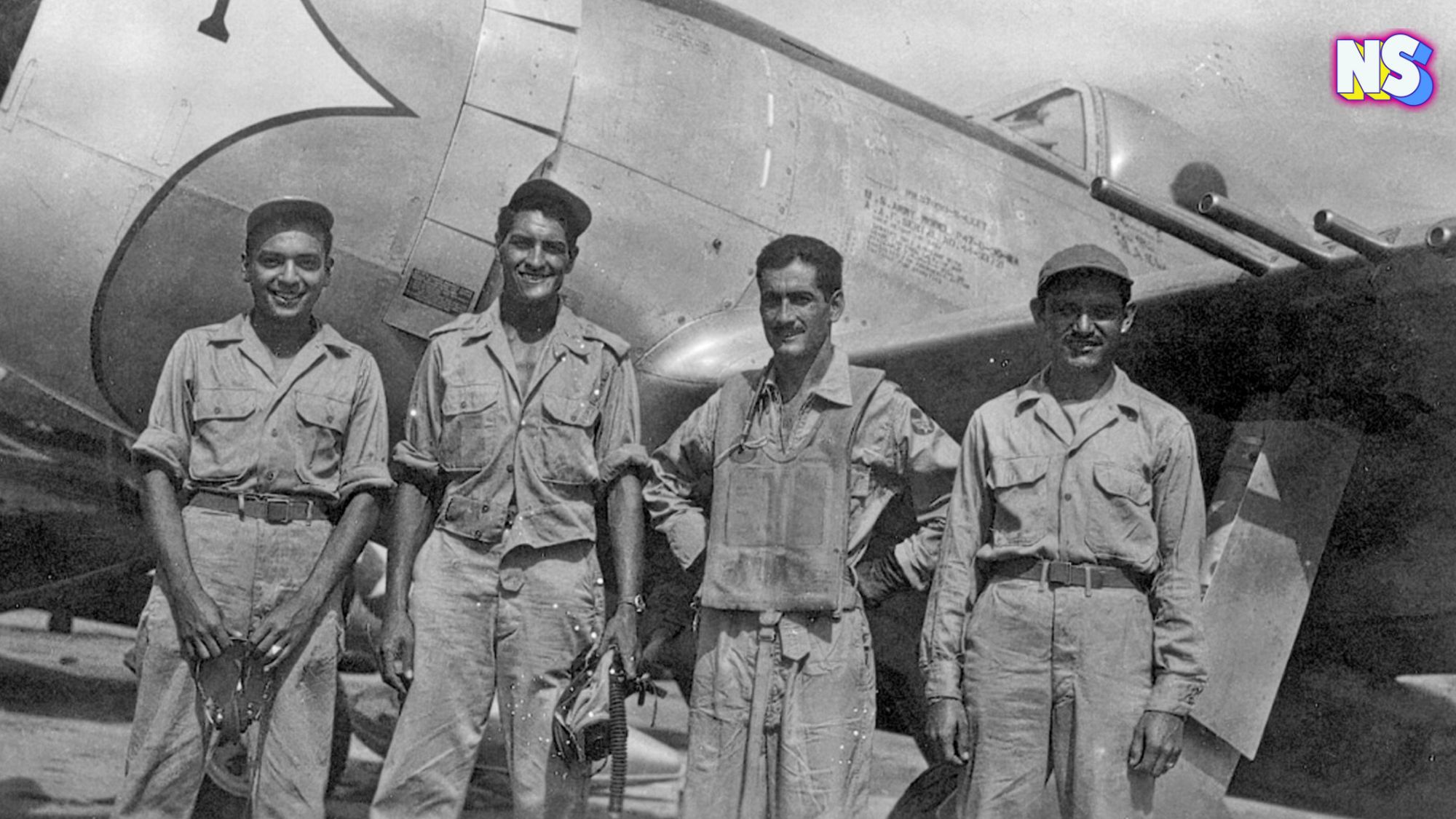 Featured image: Mexican air force Capt. Radames Gaxiola Andrade stands in front of his P-47D with his maintenance team after he returned from a combat mission. Captain Andrade was assigned to the Mexican air force's Escuadron 201. Members of the Escuadron 201 fought alongside U.S. forces during World War II.